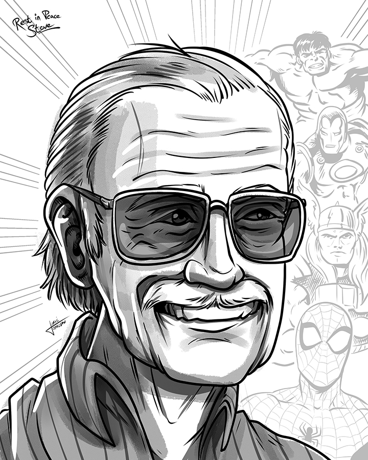 Stan Lee Sketch 2018